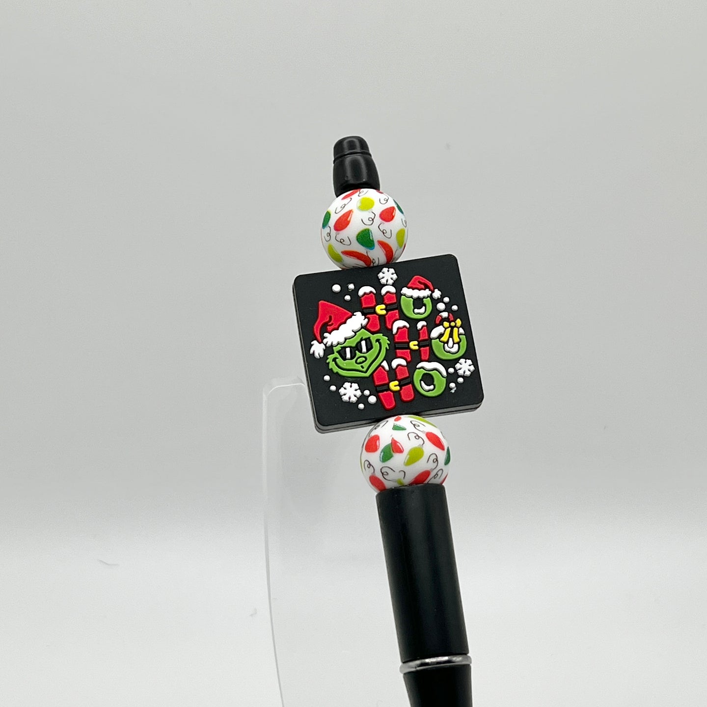 Grinchy Ho Ho Ho Plastic Pen